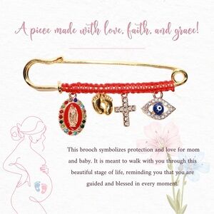 Protection Pin Brooch for Pregnancy and Baby